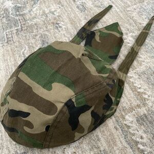 Vintage Fly-danna Zan motorcyle biker head scarf scull cap Camo